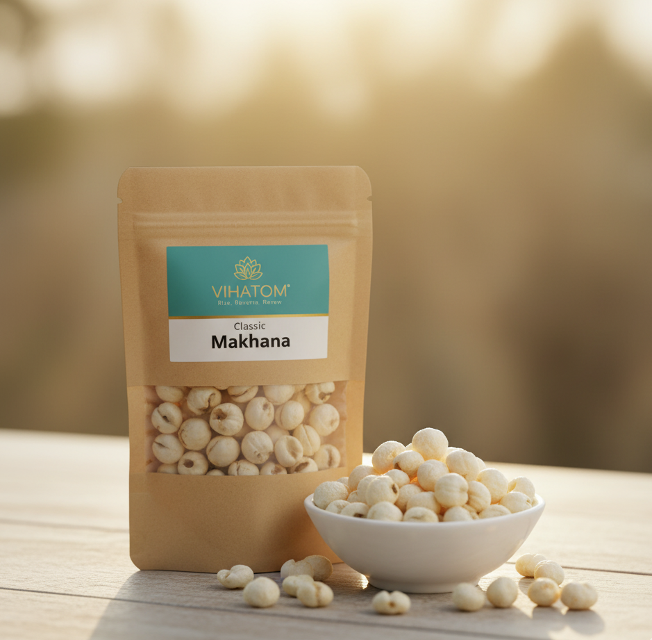 Classic Salted Roasted Phool Makhana