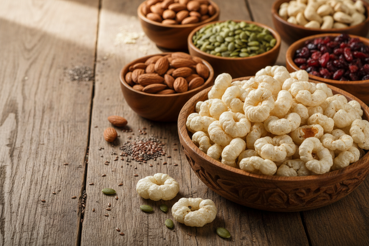 Healthy snacks banner