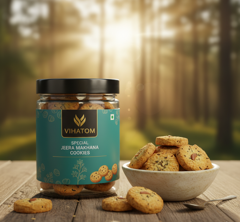 Jeera Makhana Cookies